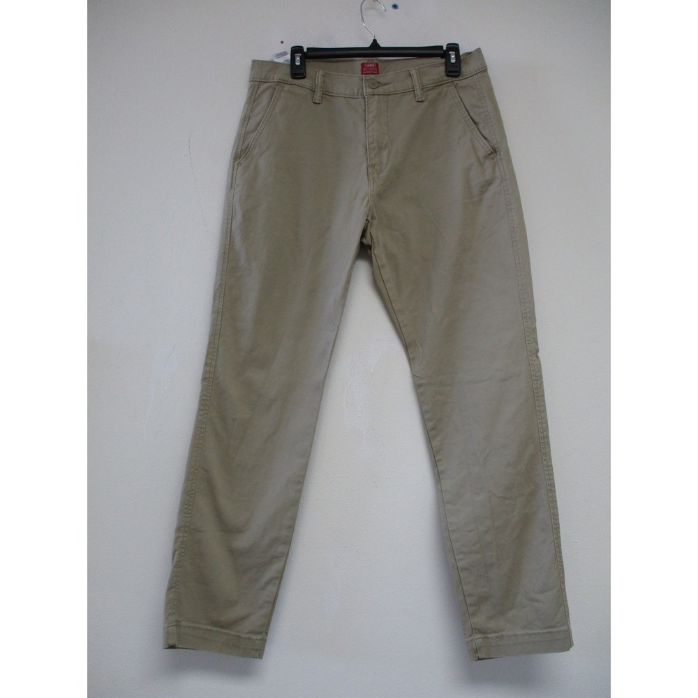 Levi's XX Chino Pants Mens 32x32 Khaki Tan Slim Tapered Stretch Twill Utility